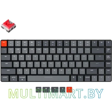 Клавиатура Keychron K3 Wireless V2 White LED K3-D1 (Keychron Low Profile Optical Red)
